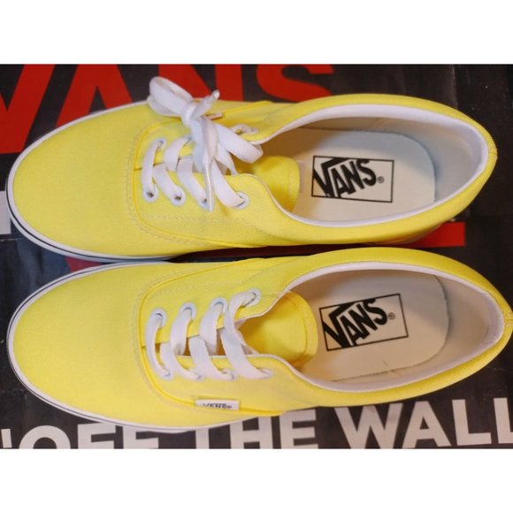 Vans Era Neon Lemon Tonic/True White Women's 7 VN0A4U39WT7 - Picture 6 of 10